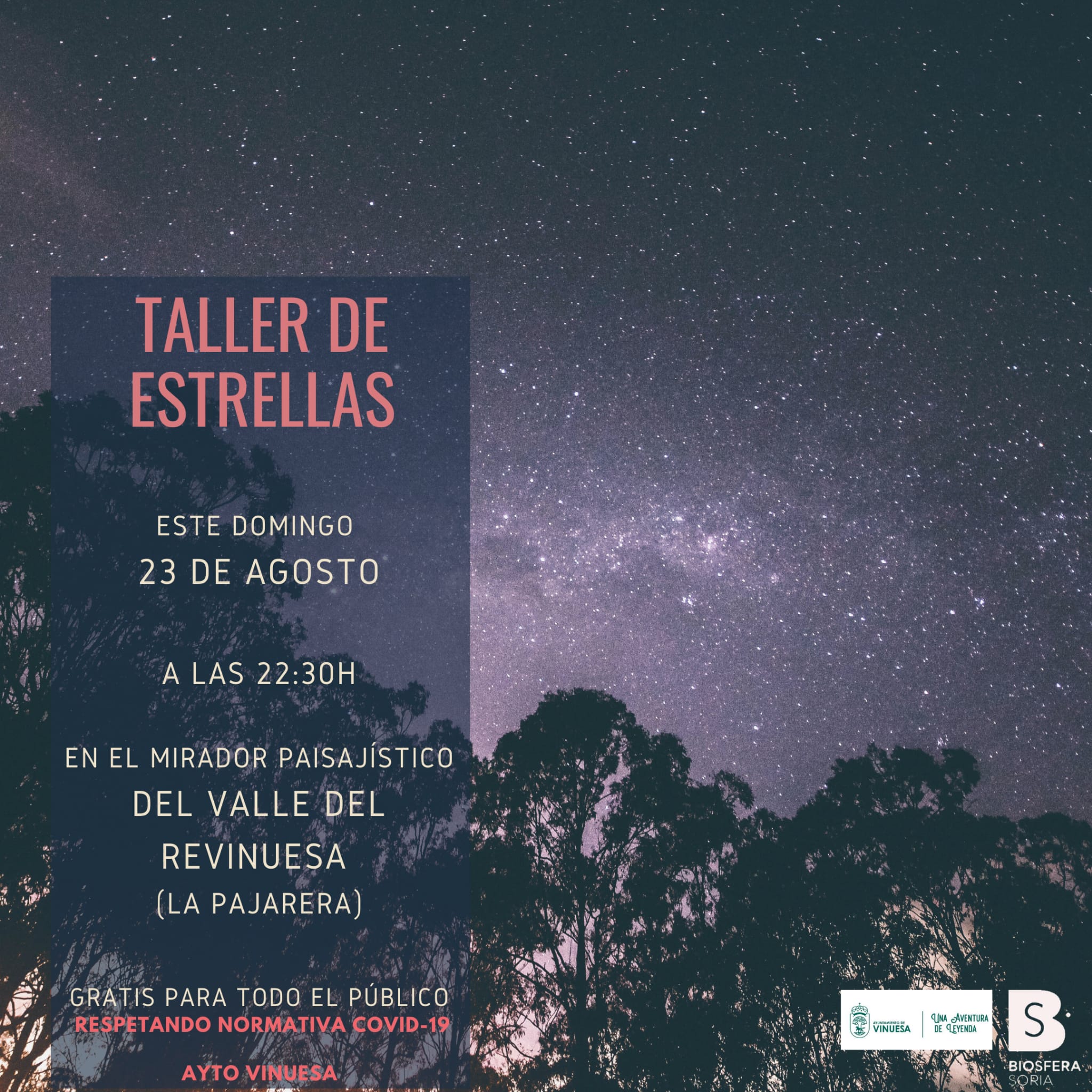 Taller de estrellas plena naturaleza - Ayuntamiento de Vinuesa